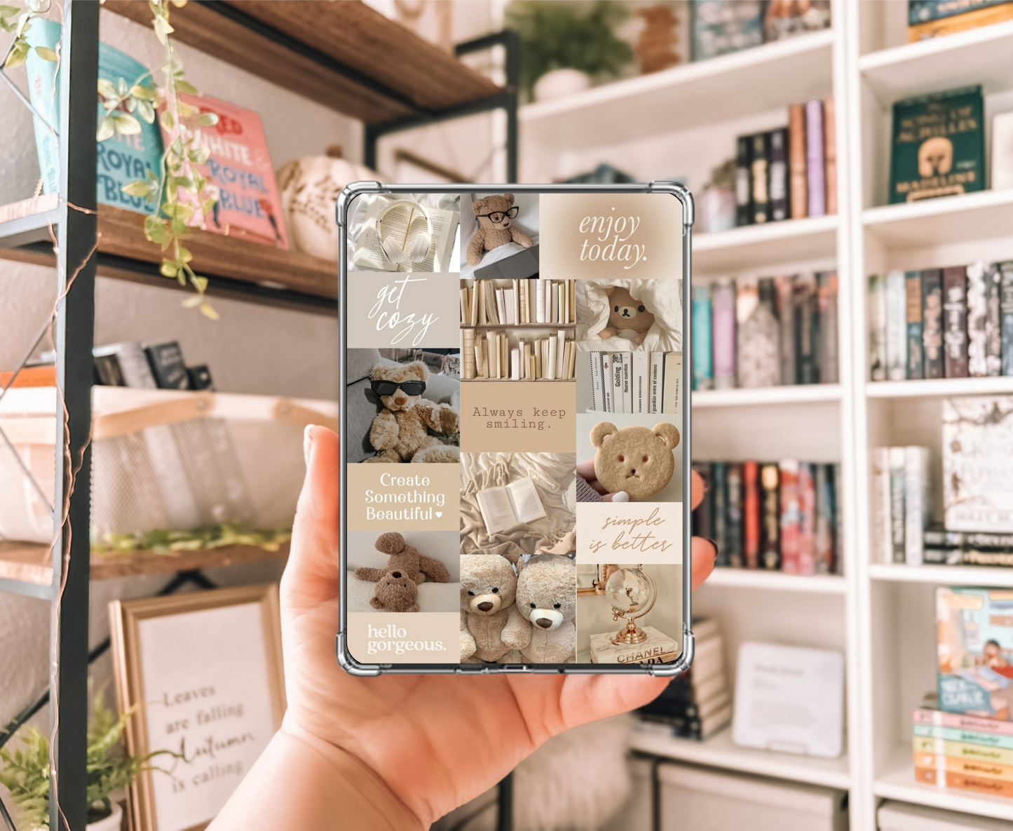 Beary Cozy Pinterest Inspired Kindle Insert