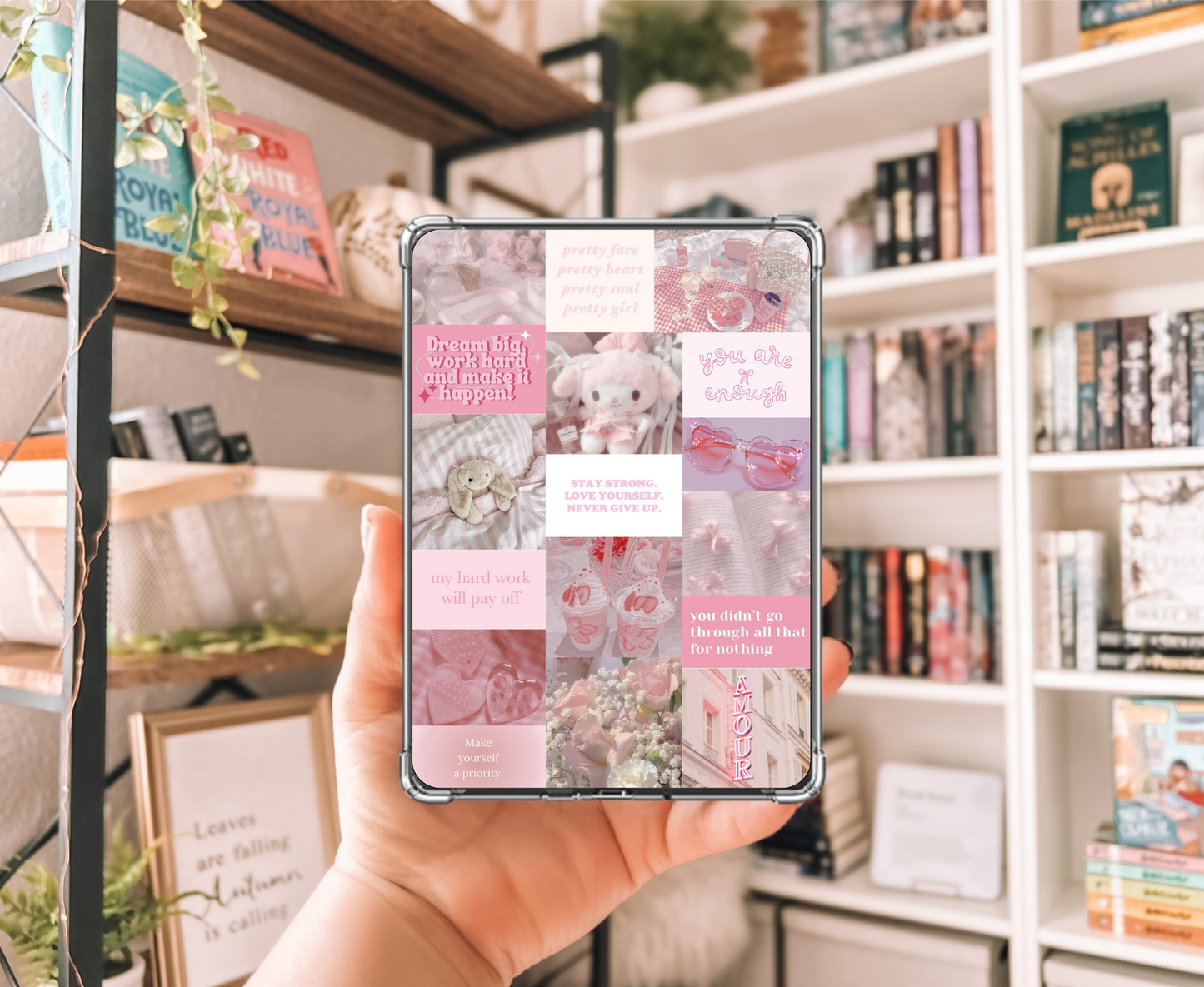 Soft Blush Pinterest Inspired Kindle Insert