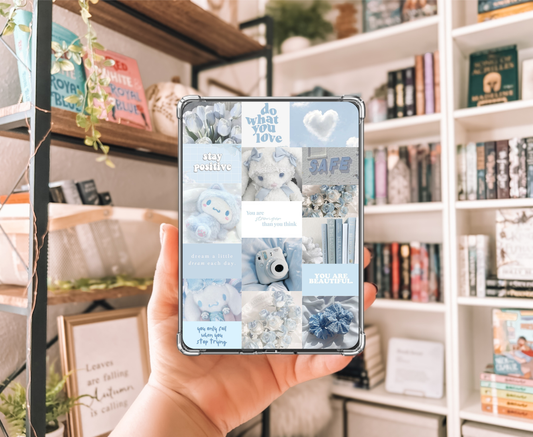 Soft Sky Pinterest Inspired Kindle Insert